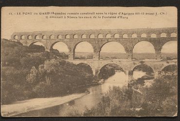 Archives, Gard, Uzès, Pont-du-Gard, eau, Gardon