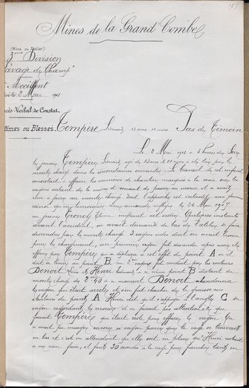 Archives, Gard, enfant, travail, mine, mineur