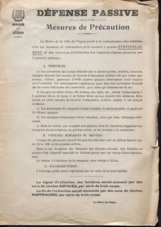 archives gard mémoire guerre 1939-1945 défense passive Nîmes 